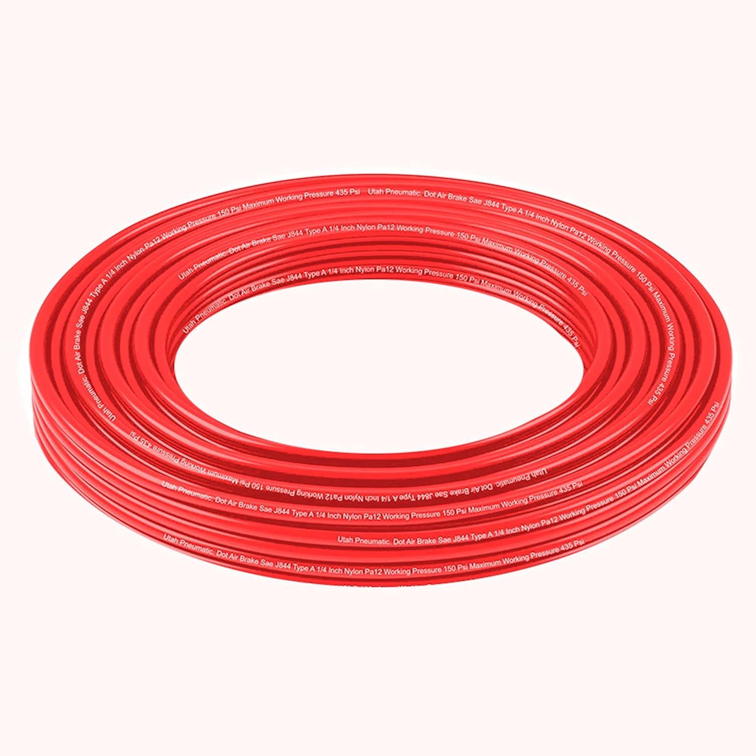 1/4 Dot Air Line 0.25" Od 32.8 Feet 10 Meters Saej844 Nylon 1/4 Hose Dot Approved For Air Tubing Air Brake