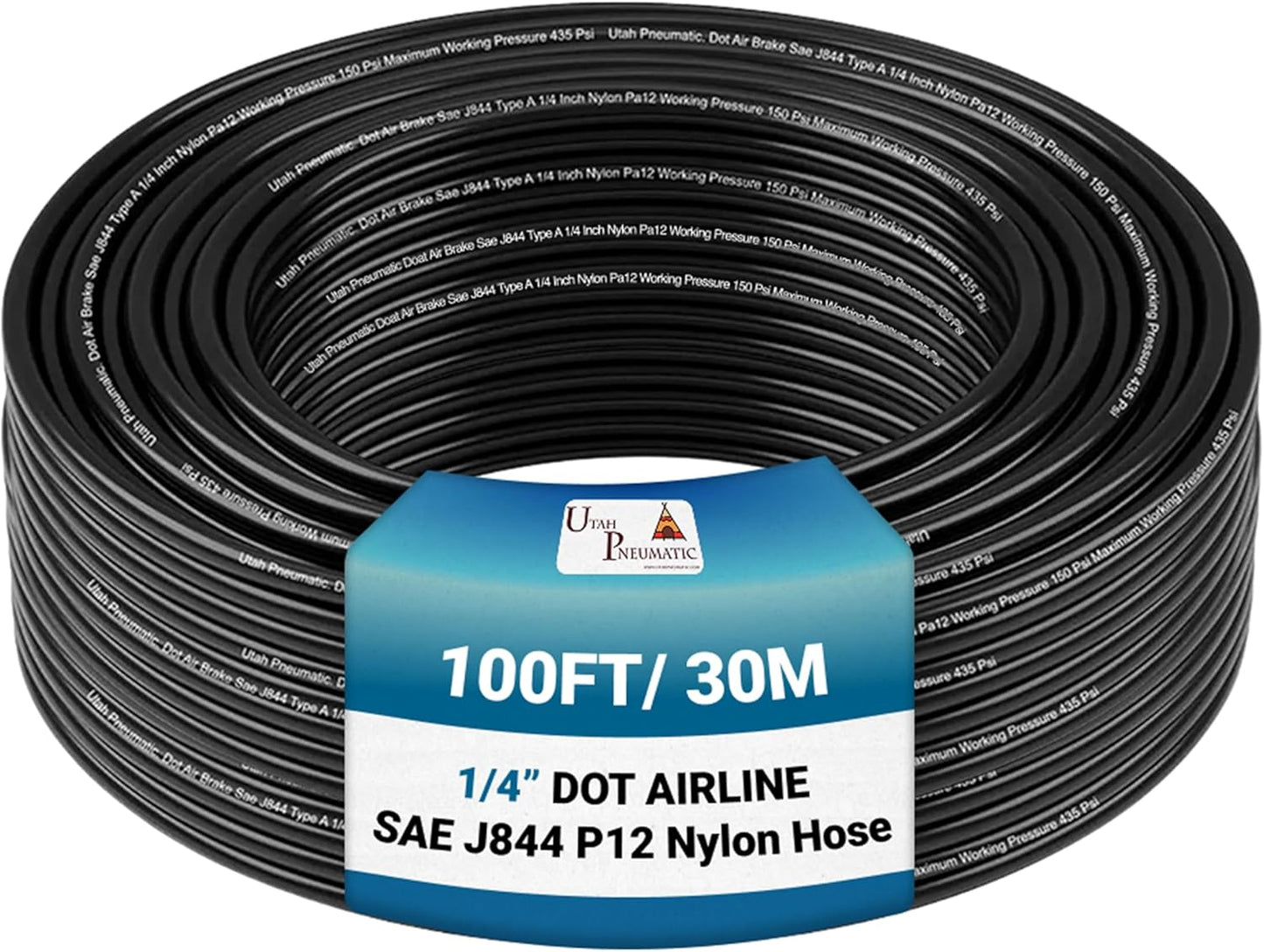 1/4 Dot Air Line 0.25" Od 100 Feet  Nylon Tubing