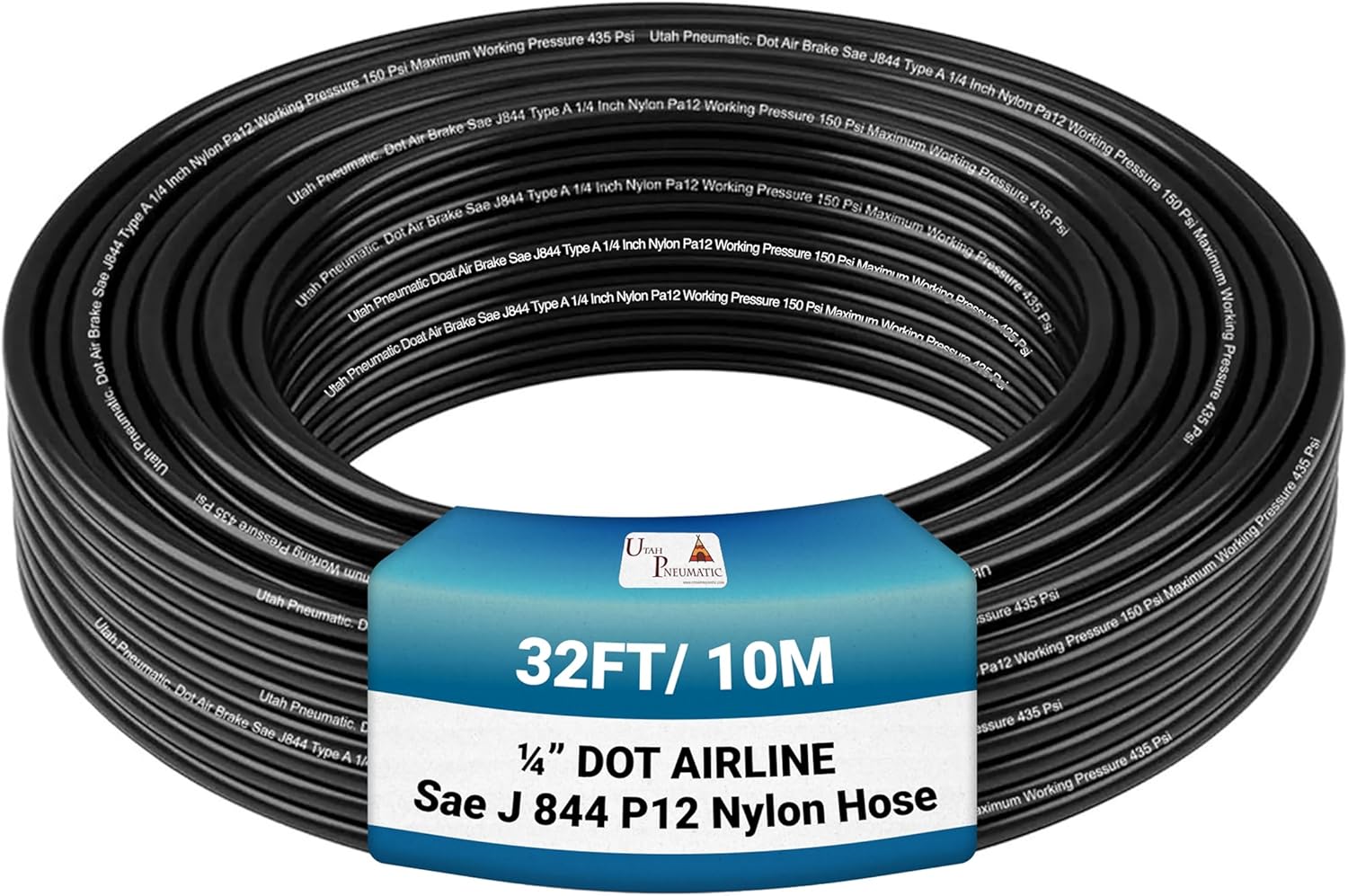 1/4 Dot Air Line 0.25" Od 32.8 Feet  Nylon Tubing