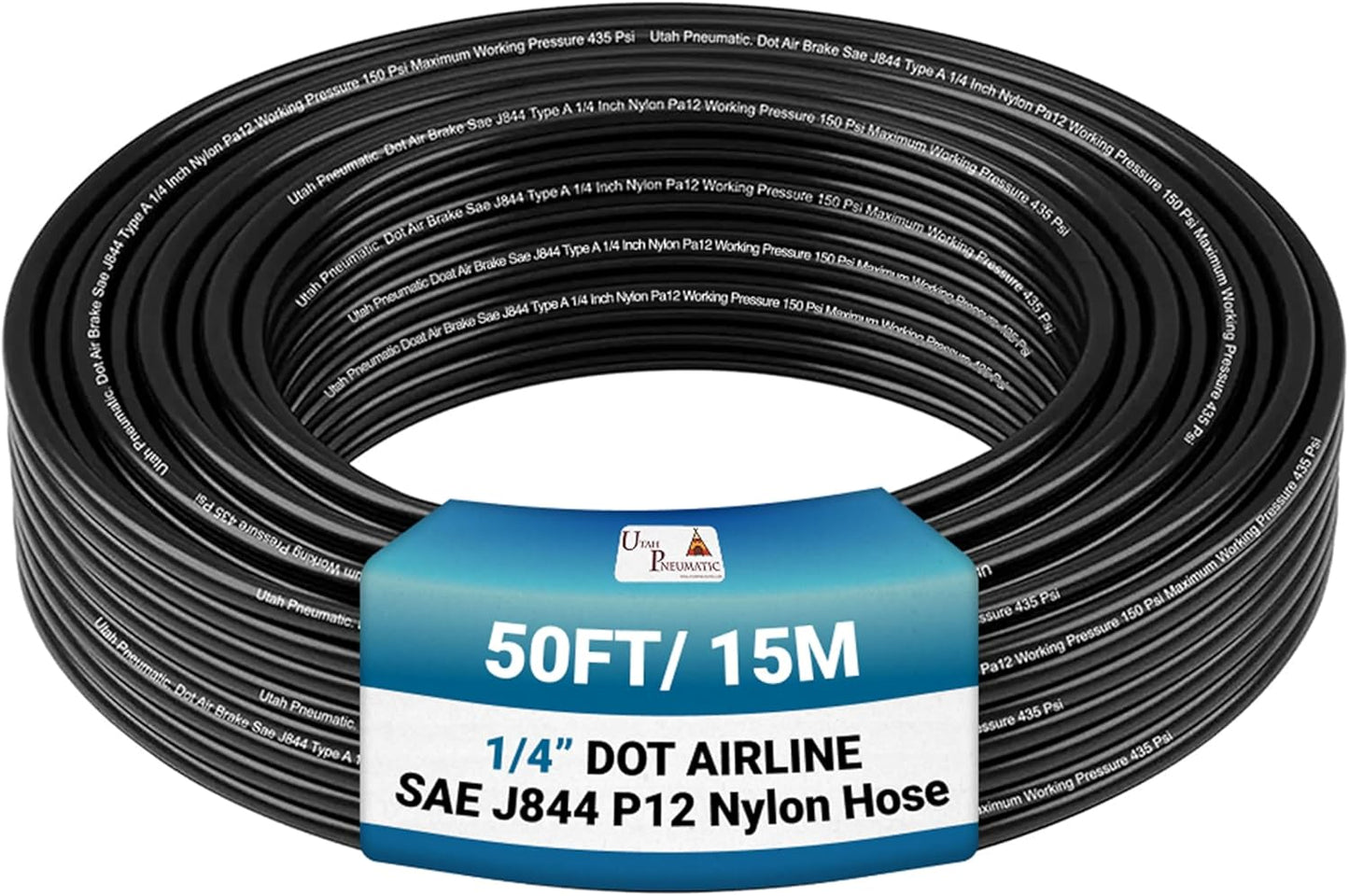 1/4 Dot Air Line 0.25" Od 50 Feet  Nylon Tubing