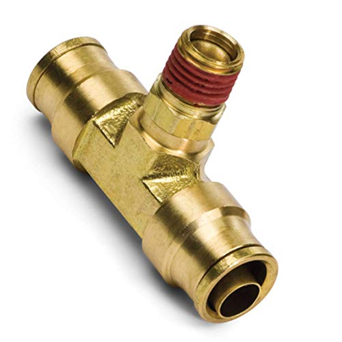 Tee 1/4”od 1/4” Npt Dot Air Line Fittings Union(2 in pack)